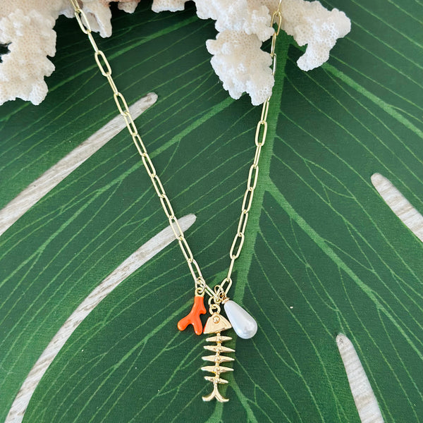 The Bone Fish Necklace