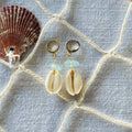 Sea Glass Puka Hoops