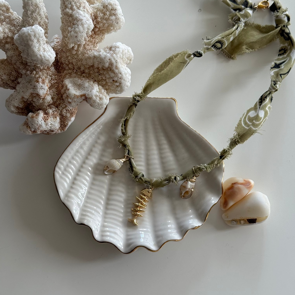 Fishy Bandana Necklace