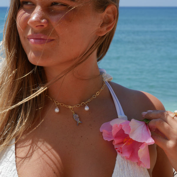 Fishy Pearl Necklace
