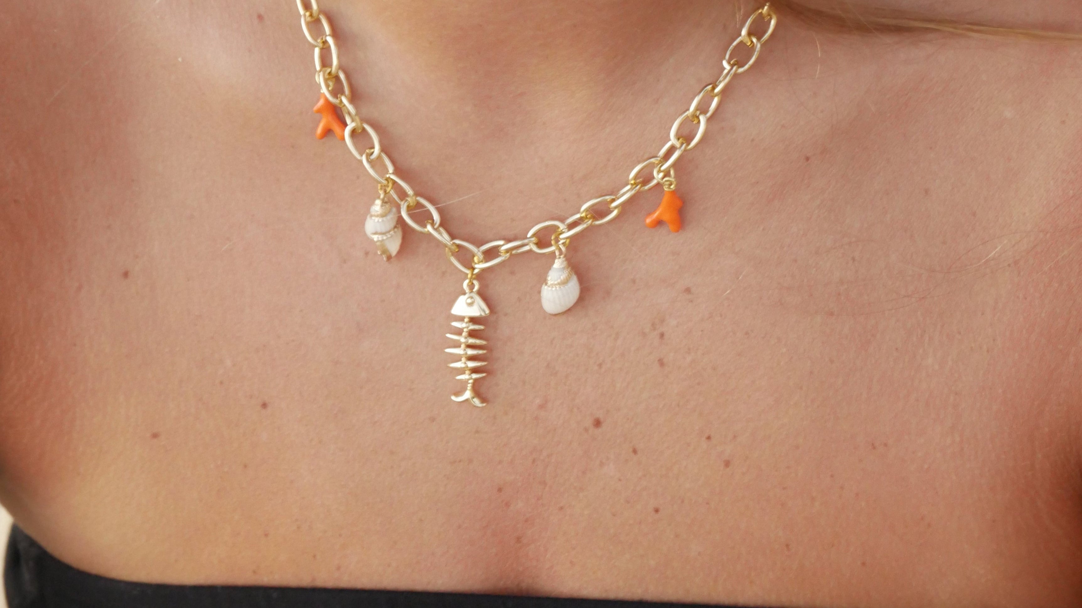 The Coral Charm Necklace