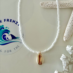 Puka Beaded Shell Necklace