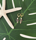 Shark Tooth Pearl Earrings