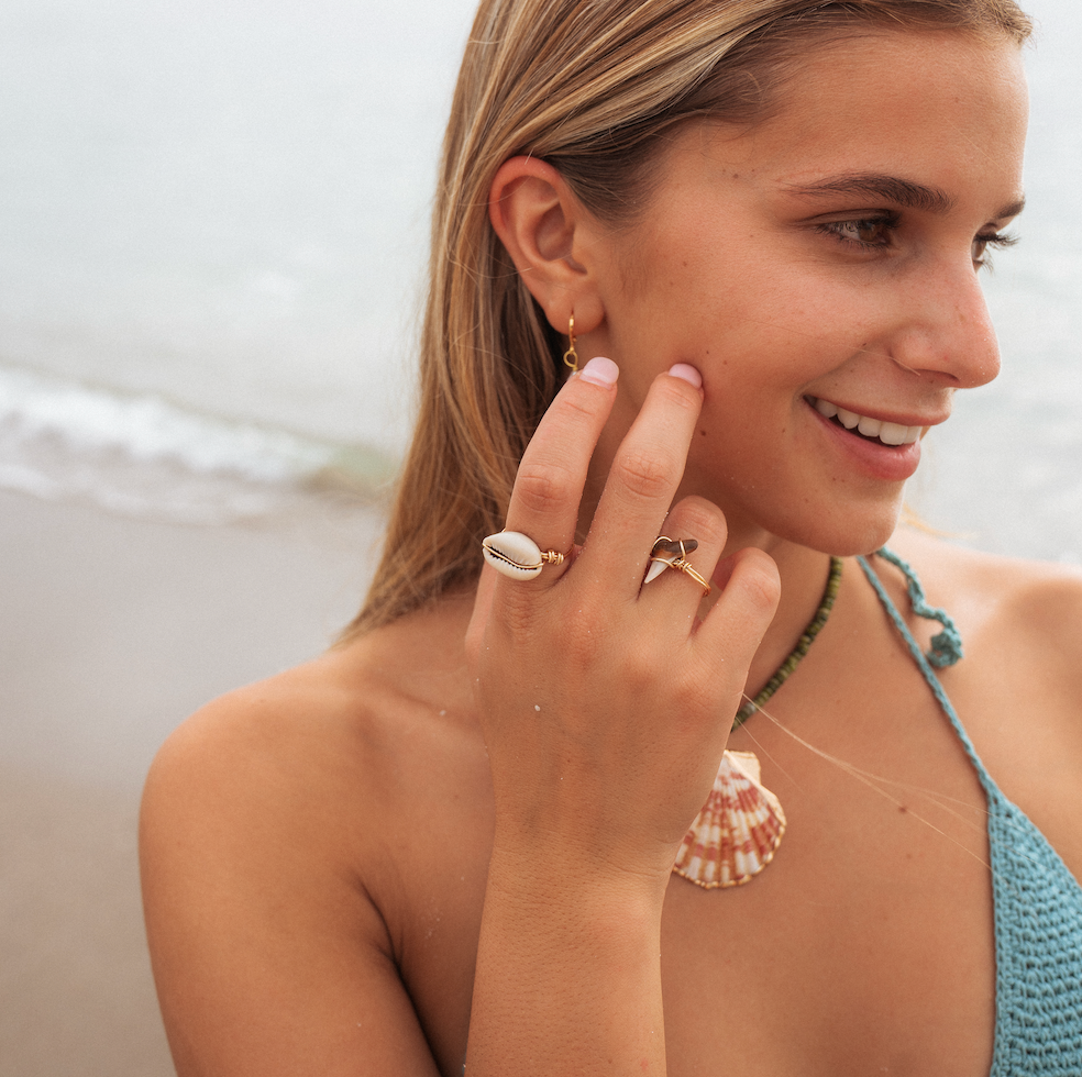 Beautiful Gold OCEAN RINGS !!