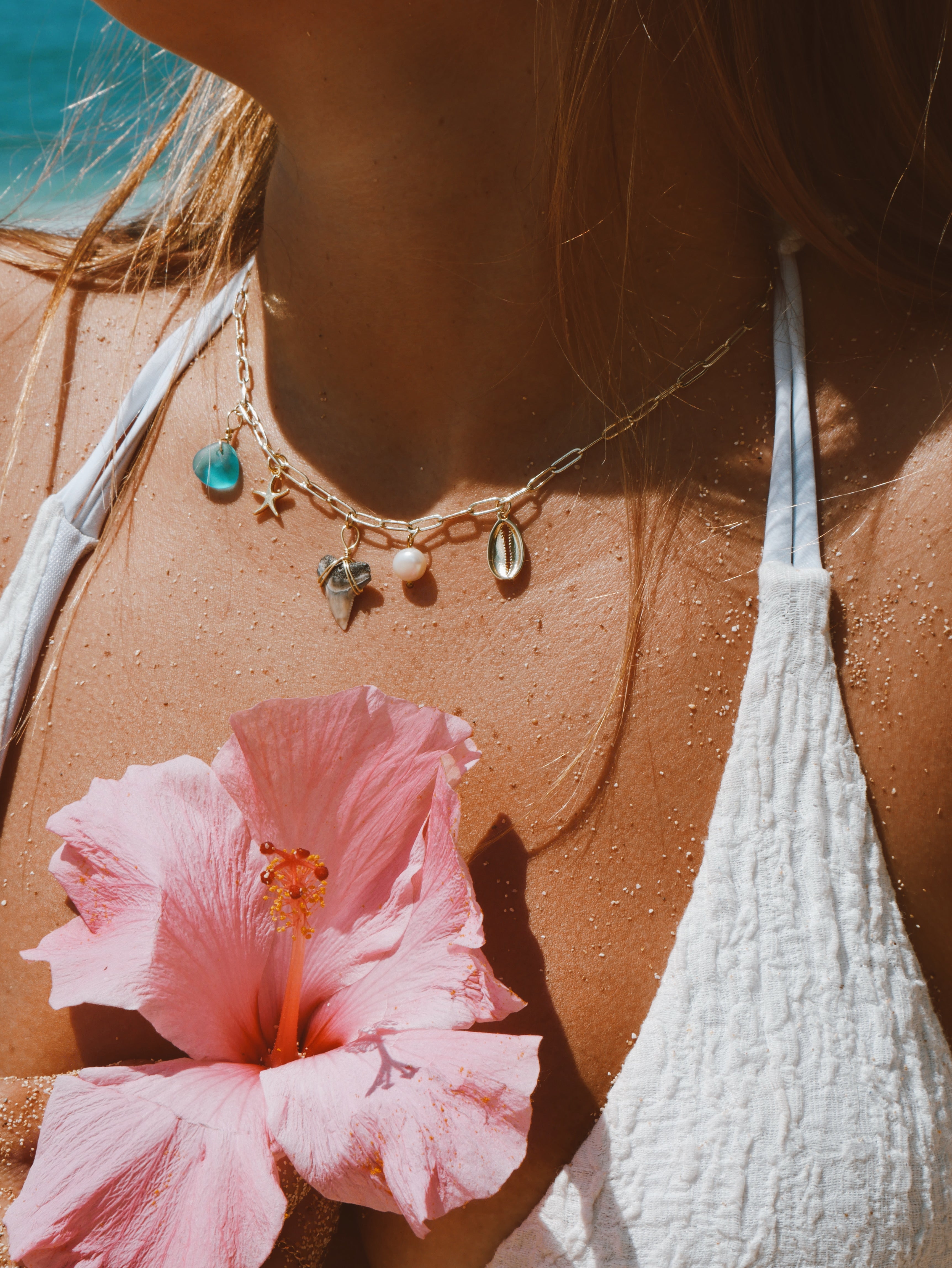 Ocean charm necklace
