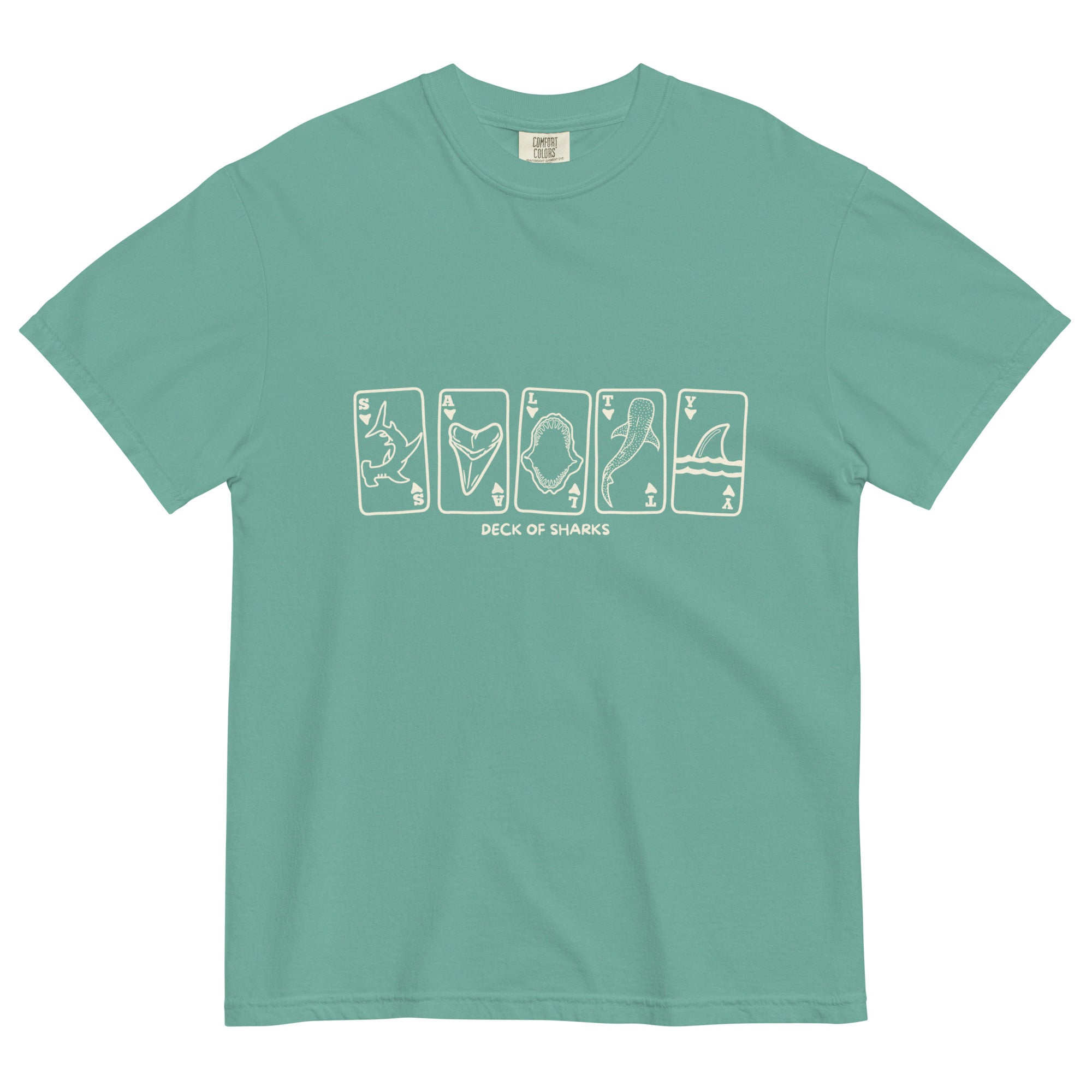 Unisex garment-dyed heavyweight t-shirt